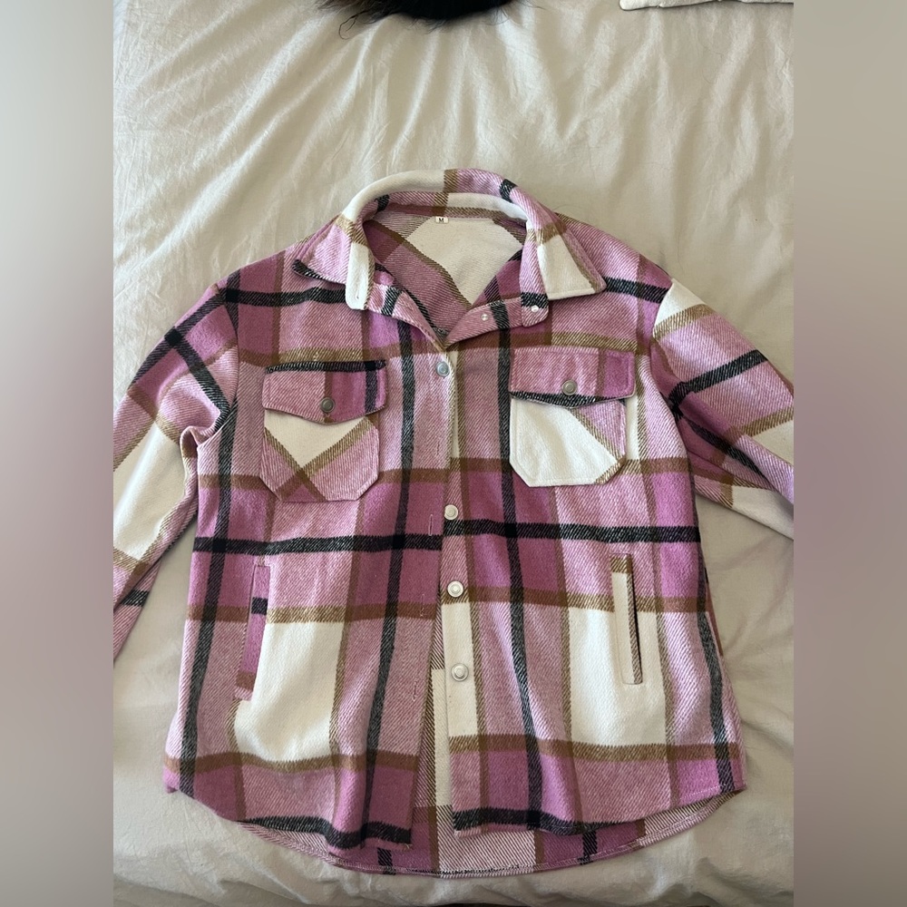 WOMENS PLAID SHACKET